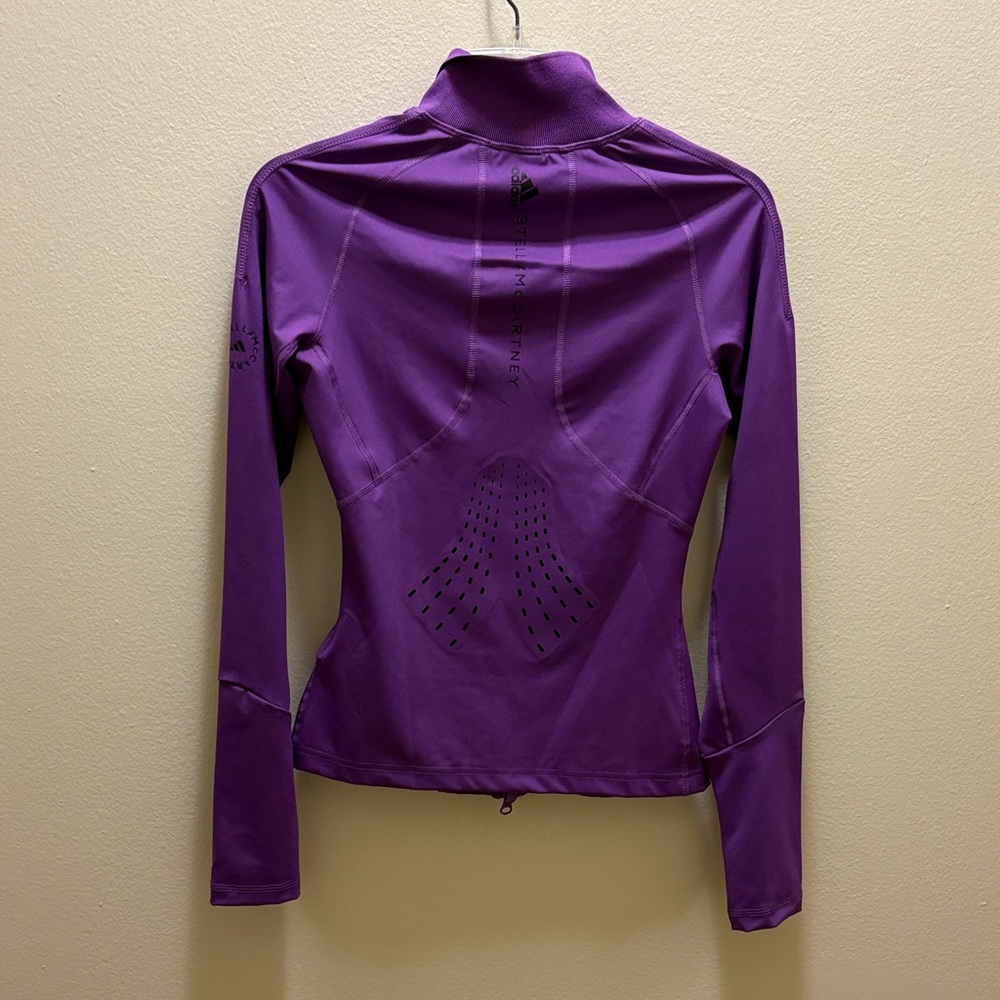 Adidas x Stella McCartney purple zip up